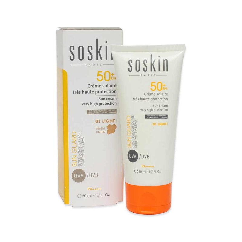 Soskin Spf50+Sun Cream High Pro 01 Light Tint 50ml