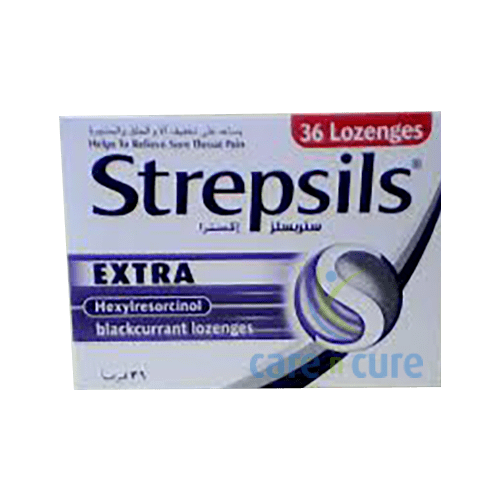 Strepsils Extra Black Current Loz 36S