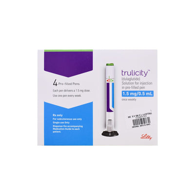 Trulicity 1.5 mg 4 X .5ml (Original Prescription Is Mandatory Upon Delivery)