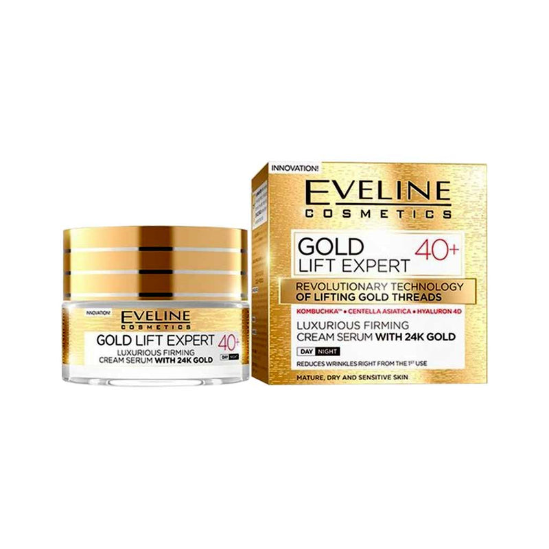 Eveline Luxurious Firming Cream Serum With 24K Gold 40+Day/Night Cream 50ml