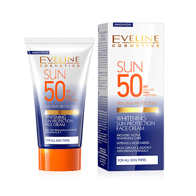 Eveline Spf 50 Whitening Sun Protection Face Cream 50ml