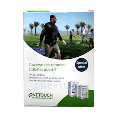 One Touch Verio Lancet + 2 Strips (Offer)