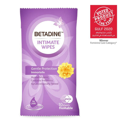 Betadine Intimate Wipes Gentle 10S