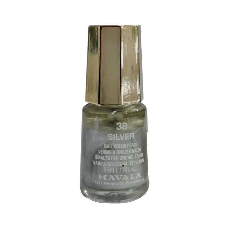 Mavala Nailpolish 38 Mini Color- Silver 5 ml