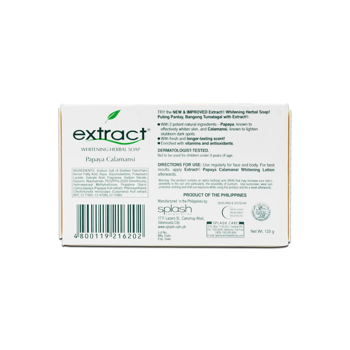 Extract Whitening Soap Orange Papaya Calamansi 125G