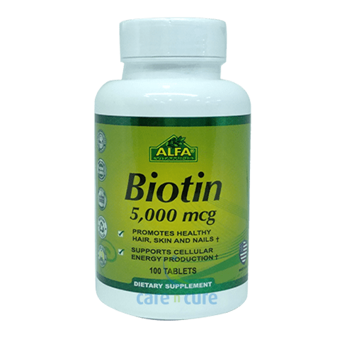 Alfa Biotin 5000 Mcg Tablets 100's