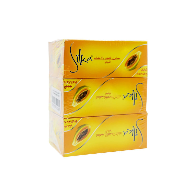Silka Papaya Soap 135gm Bundle Offer 3&