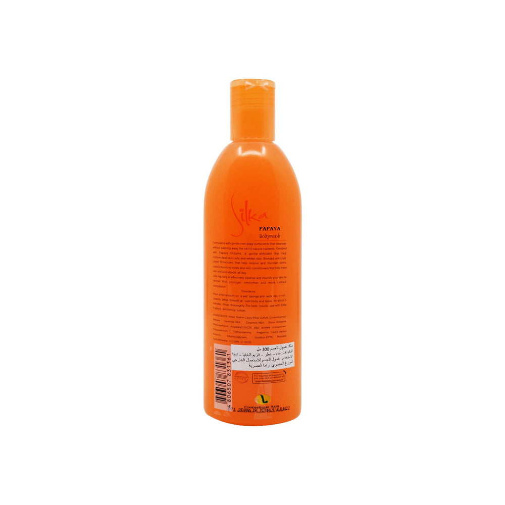 Silka Papaya Whiten Body Wash (Regular) 300ml