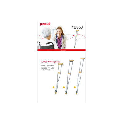 Yuwell Aluminium Crutches Yu860 - L