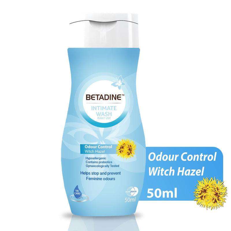 Betadine Intimate Wash Odour Control Witch Hazel 50ml