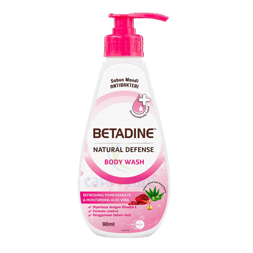 Betadine Natural Defense Body Wash Pomegranate 90ml