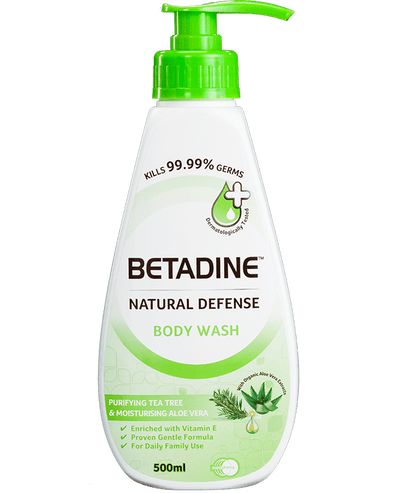 Betadine Natural Defense Body Wash Tea Tree 500ml
