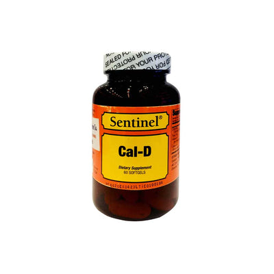 Sentinel Cal D 1200Mg/1000Iu Soft Gels 60's