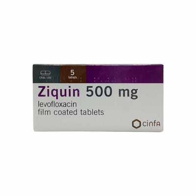 Ziquin 500mg Fc Tablets 5's