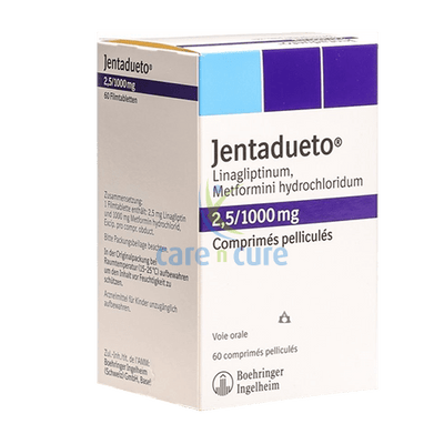Jentadueto 2.5Mg/1000 mg Fc Tablets 60's
