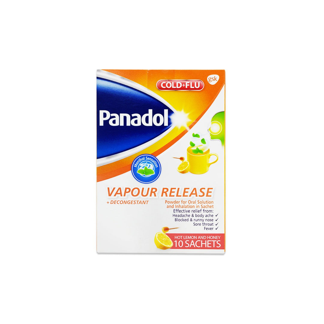 Panadol Cold + Flu Vapour Release Sachets 10 Pieces Panadol Cold + Flu Vapour Release Sachets 10 Pieces