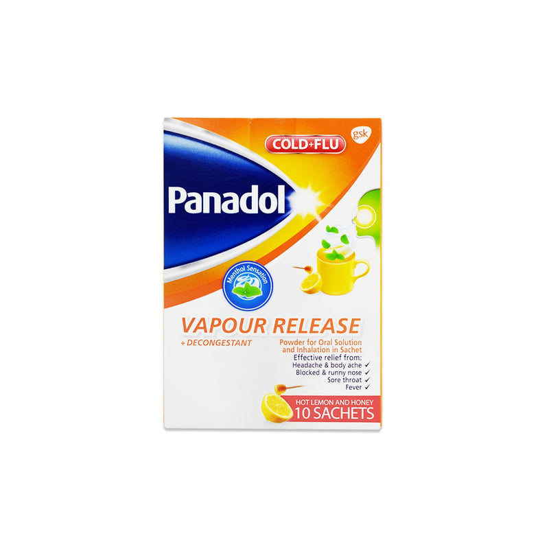 Panadol Cold + Flu Vapour Release Sachets 10S