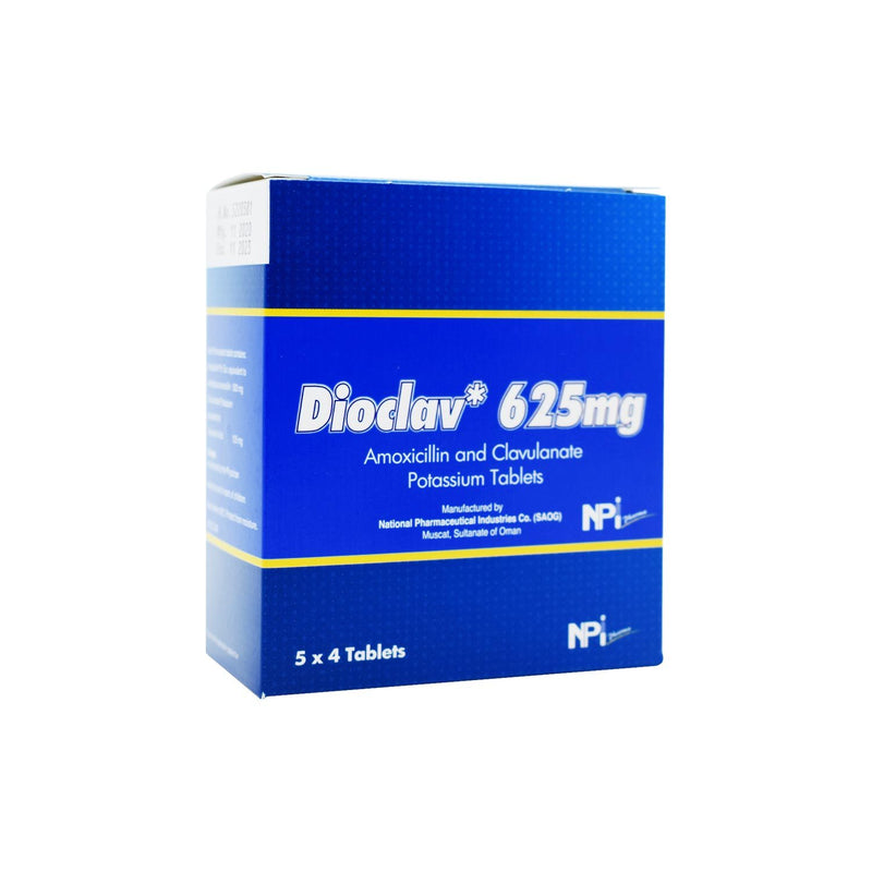 Dioclav 625 Mg Tablet 20&