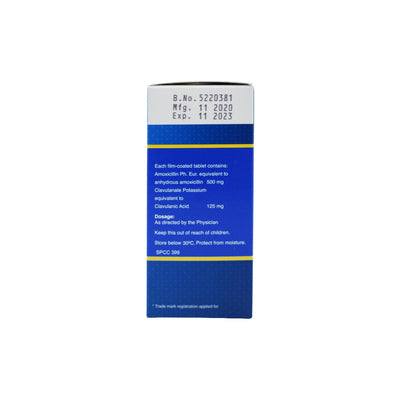 Dioclav 625 Mg Tablet 20'S