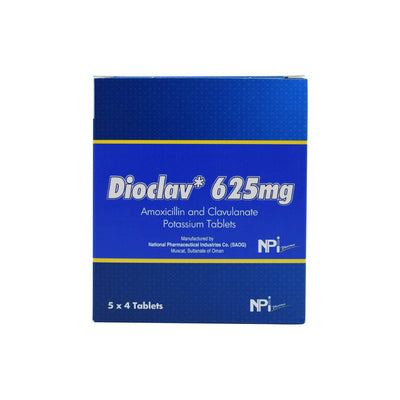 Dioclav 625 Mg Tablet 20'S