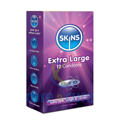 Skins Extra Large Condoms 12S