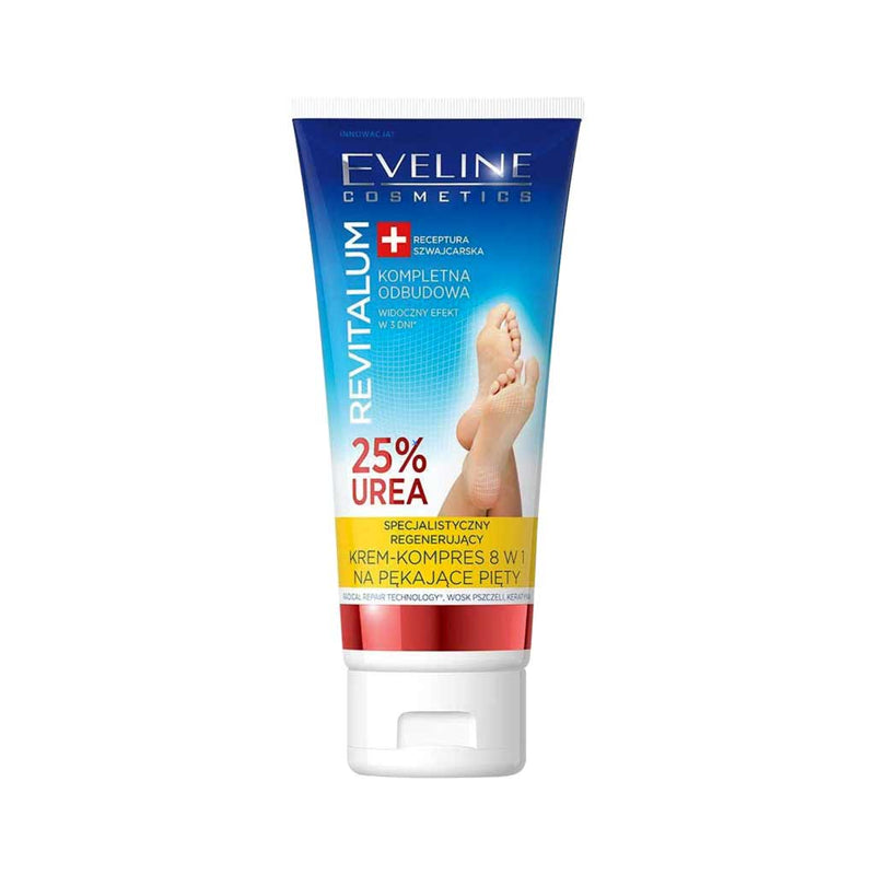 Eveline Revitalum Foot Cream Regenerating 8 In 1 Urea 25% 75ml