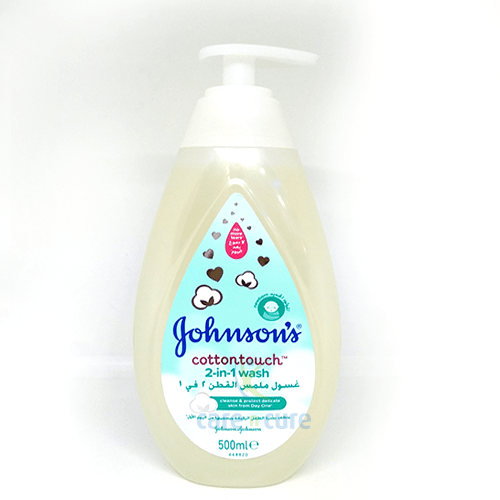 Johnson & Johnson Baby Cotton Touch 2 In 1 Wash 500ml