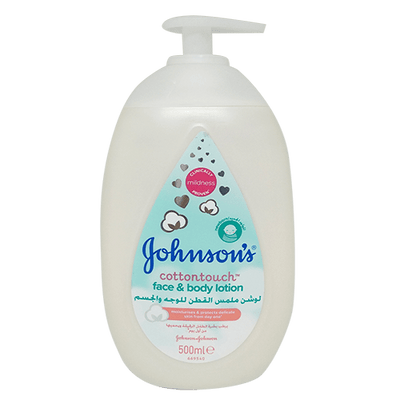 Johnson & Johnson Baby Cotton Touch Face & Body Lotion 500ml
