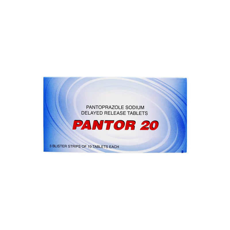 Pantor 20mg Tablets 30S