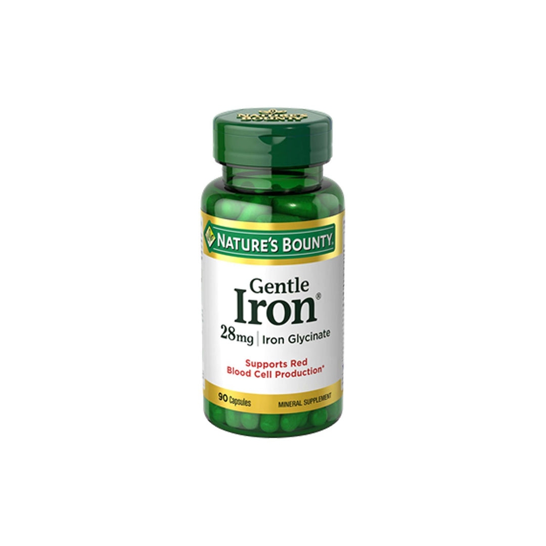 Nat.Bounty Gentle Iron 28Mg Tablet 90'S