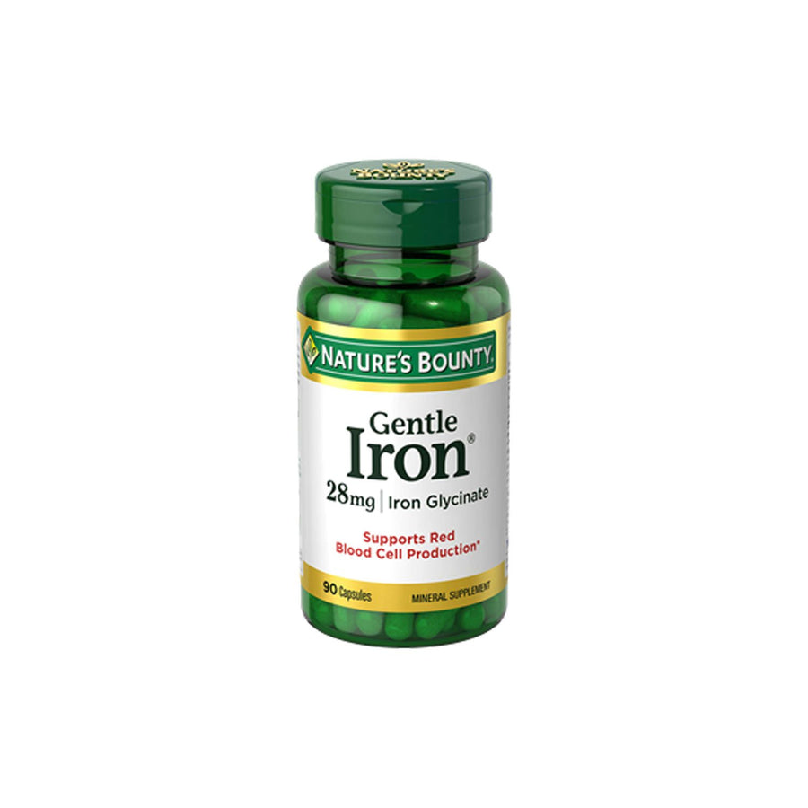 Nat.Bounty Gentle Iron 28Mg Tablet 90'S