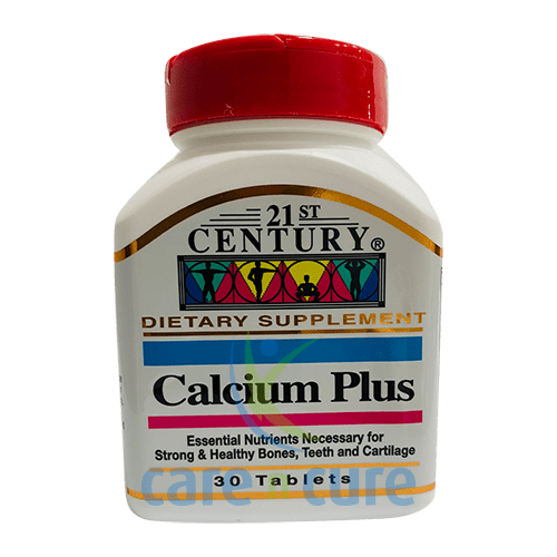 21St Century Calcium Plus Tablet 30&
