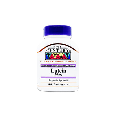21St Century Lutein 20mg, 60 Softgels