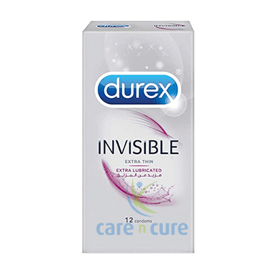 Durex Inv Extra Thin & Extra Lube 12S 