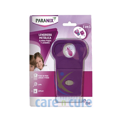Paranix Metalic Lice Comb With Magnifier & Brush