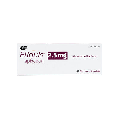 Eliquis 2.5mg Tablet 60'S