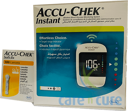 Accuchek Instant Kit + Comfort Lancet Offer (1+1)