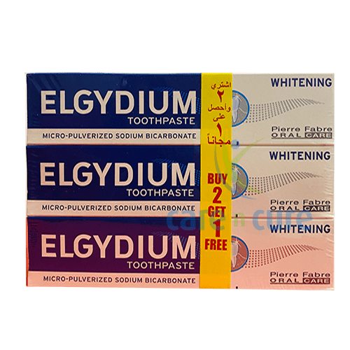 Elgydium Whitening T/P 75ml 2+1 Offer