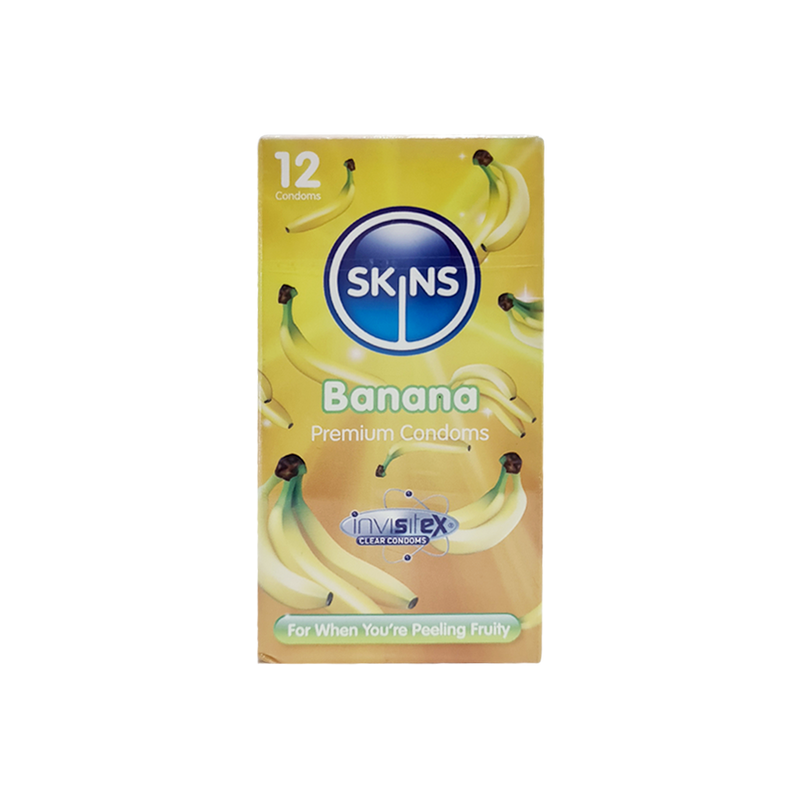 Skins Banana Flavour Condoms 12&