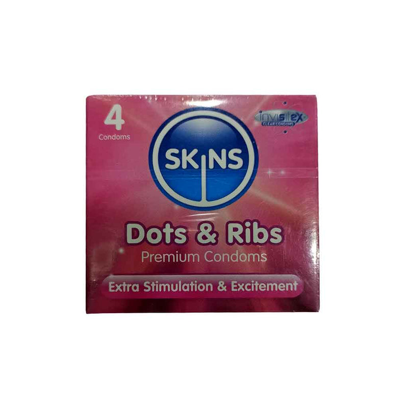 Skins Dots & Ribs Condoms 4&