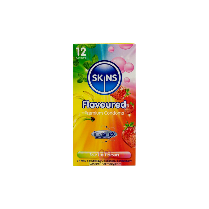 Skins Flavours Condoms 12&