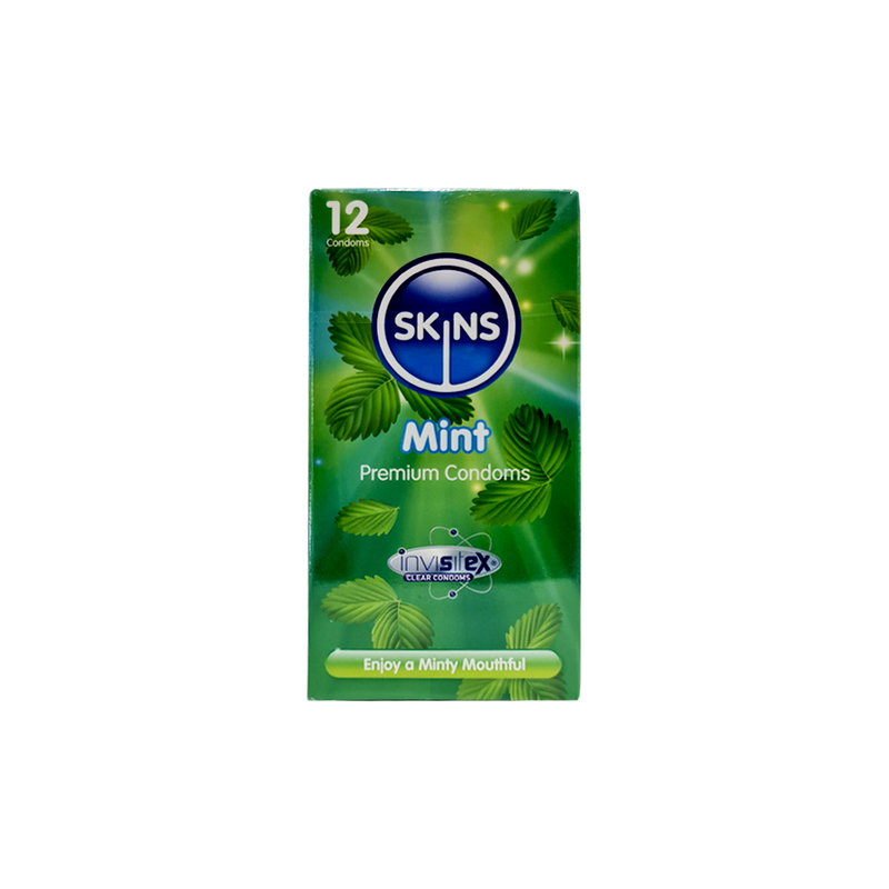 Skins Mint Flavour Condoms 12&
