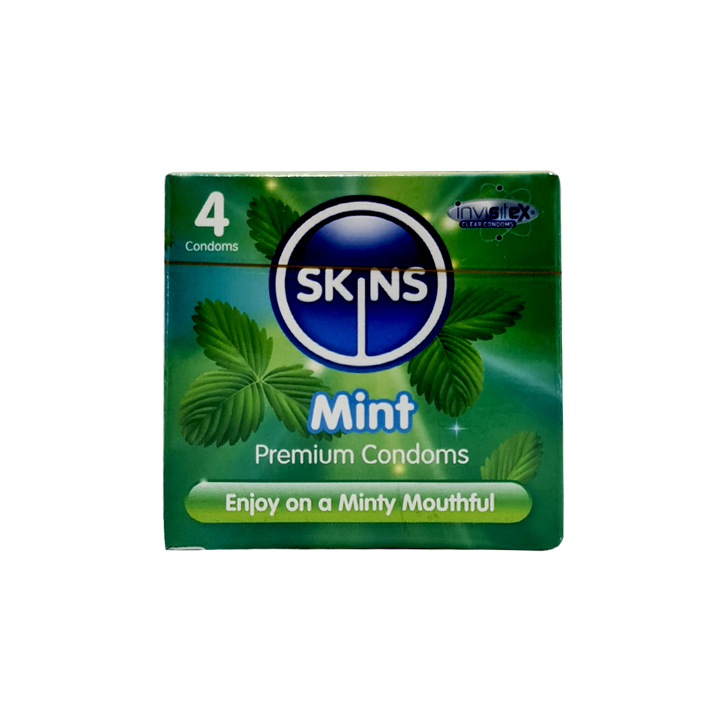 Skins Mint Flavour Condoms 4's