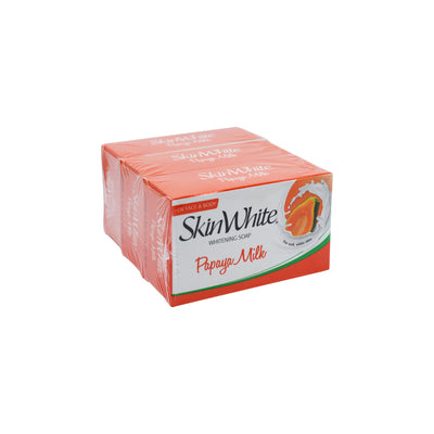 Skin White Nat Papaya Milk White Soap 90gm 3'S Offer