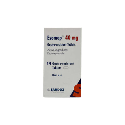 Esomep 40 mg Tablets 14's