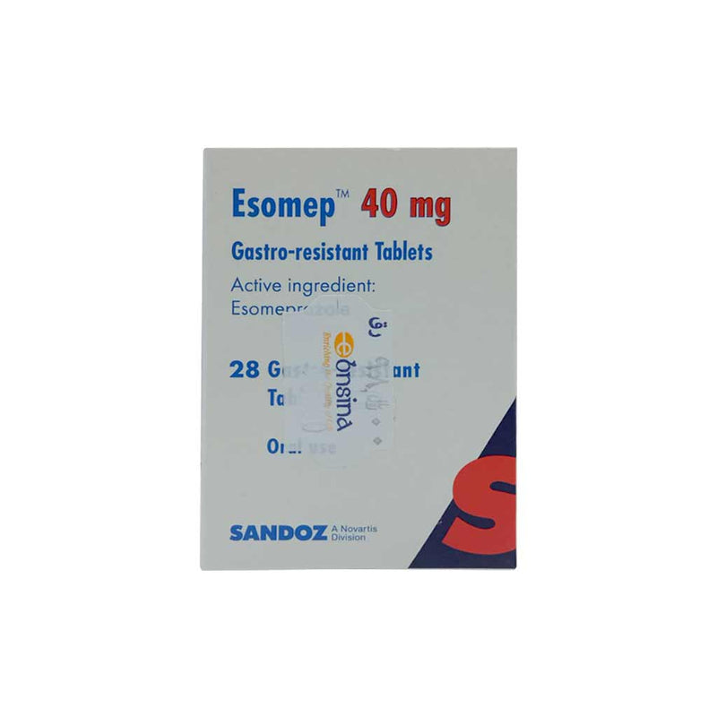 Esomep 40 mg Tablets 28&