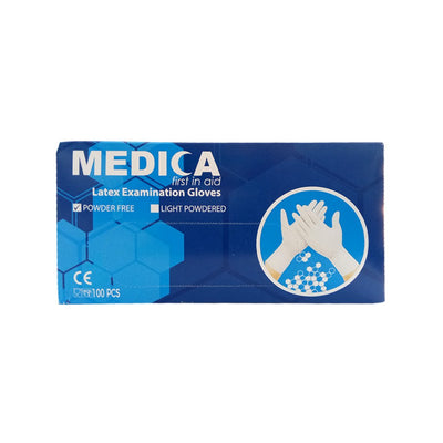 Medica Latex Gloves Pf (XL) 100's