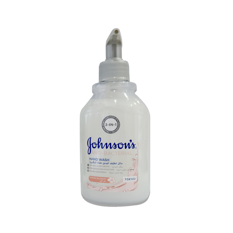 Johnson & Johnson Anti - Bact Liquid Hand Soap Almond 300M