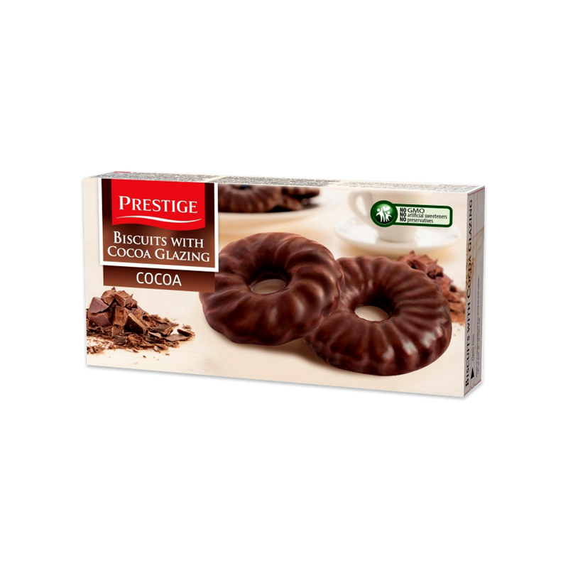 Prestige Biscuits With Cocoa Glazing Classic 160 gm 