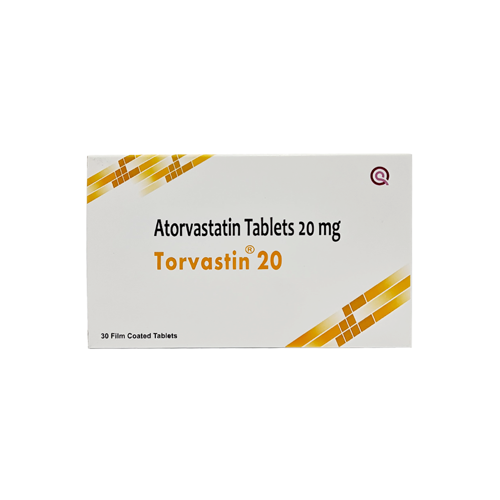 Torvastin 20mg Tablets 30's